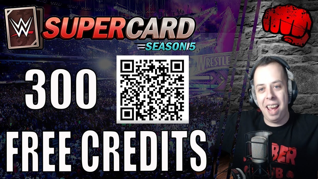 wwe supercard free credits qr codes